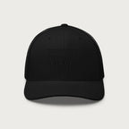 Stressed, Depressed & Black Dressed - Trucker Hat, All Black