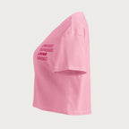 Stressed, Depressed & Black Dressed - All Pink - Crop top da donna